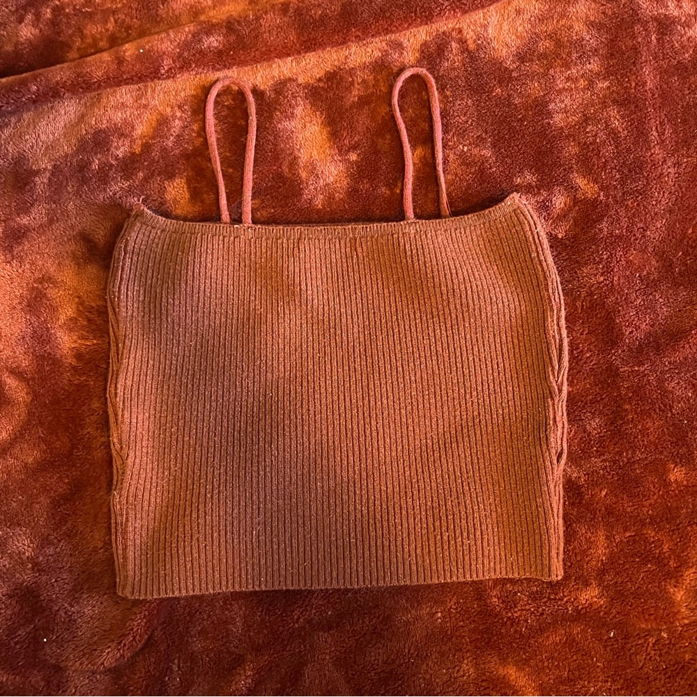 Ribbed crop top